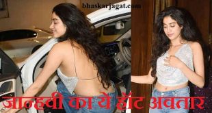 Seeing this hot avatar of his daughter, Sridevi went crazy herself, see Hot Photos