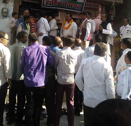 Pratapsingh Khatriyavas's grand welcome, see photos on Ajmer Road