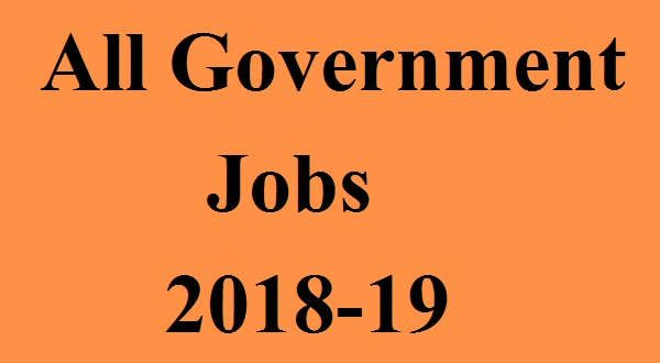 Apply for all government jobs from here